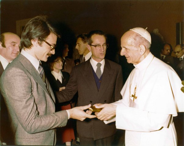 Udienza del Consiglio, da Paolo VI, sindaco Trebeschi. 1997